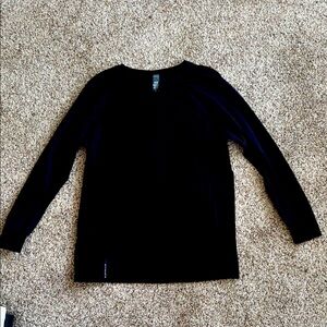 Alphalete Classic Black long sleeve Tee Size Medium.